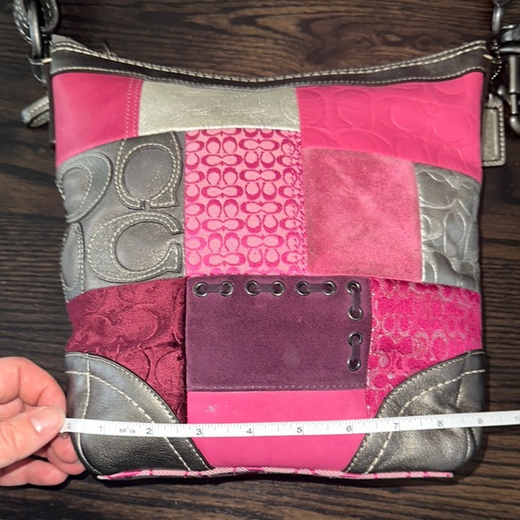 Coach Patchwork Shoulder Bag - Picture 9 of 12
